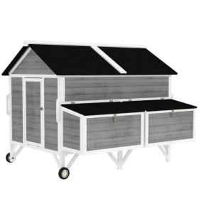 Chicken Coop (Color: Grey)
