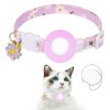 For AirTag Tracker Silicone Cover Small Daisy Pet Collar Dog Collar