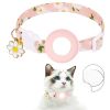 For AirTag Tracker Silicone Cover Small Daisy Pet Collar Dog Collar